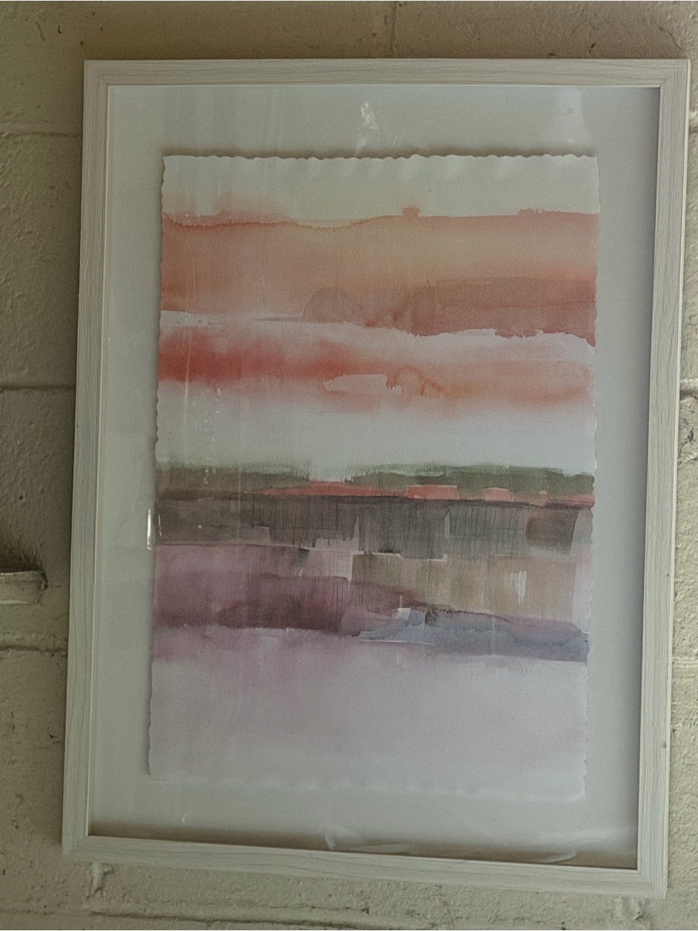 Decorative Framed Canvas Wall Art As Is Good Condition Clean Used Pre Owned Canv